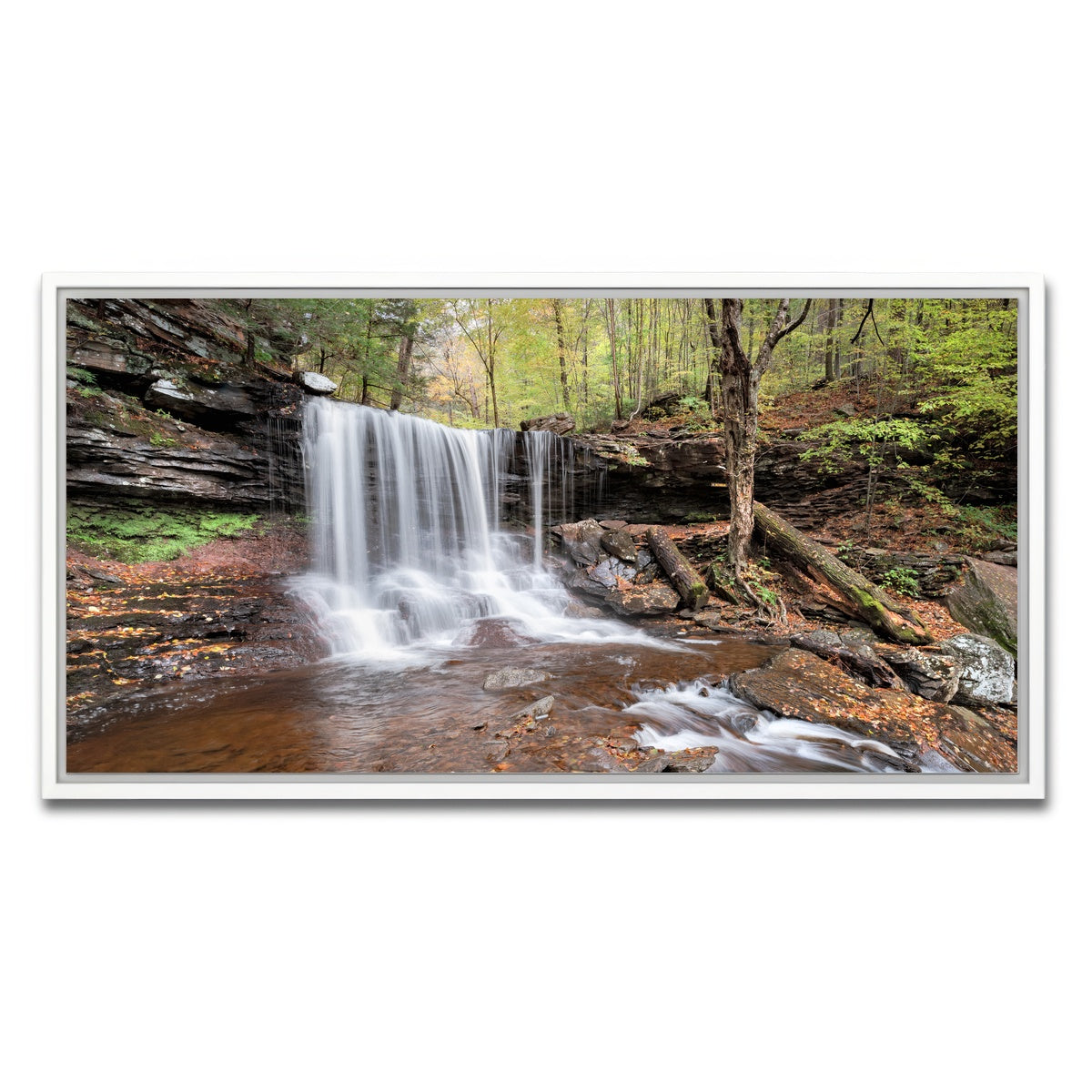 AUTO-MOCKUP WHITE | Spring Time in the Fall | 1 Piece | White Framed Canvas | group=2x1