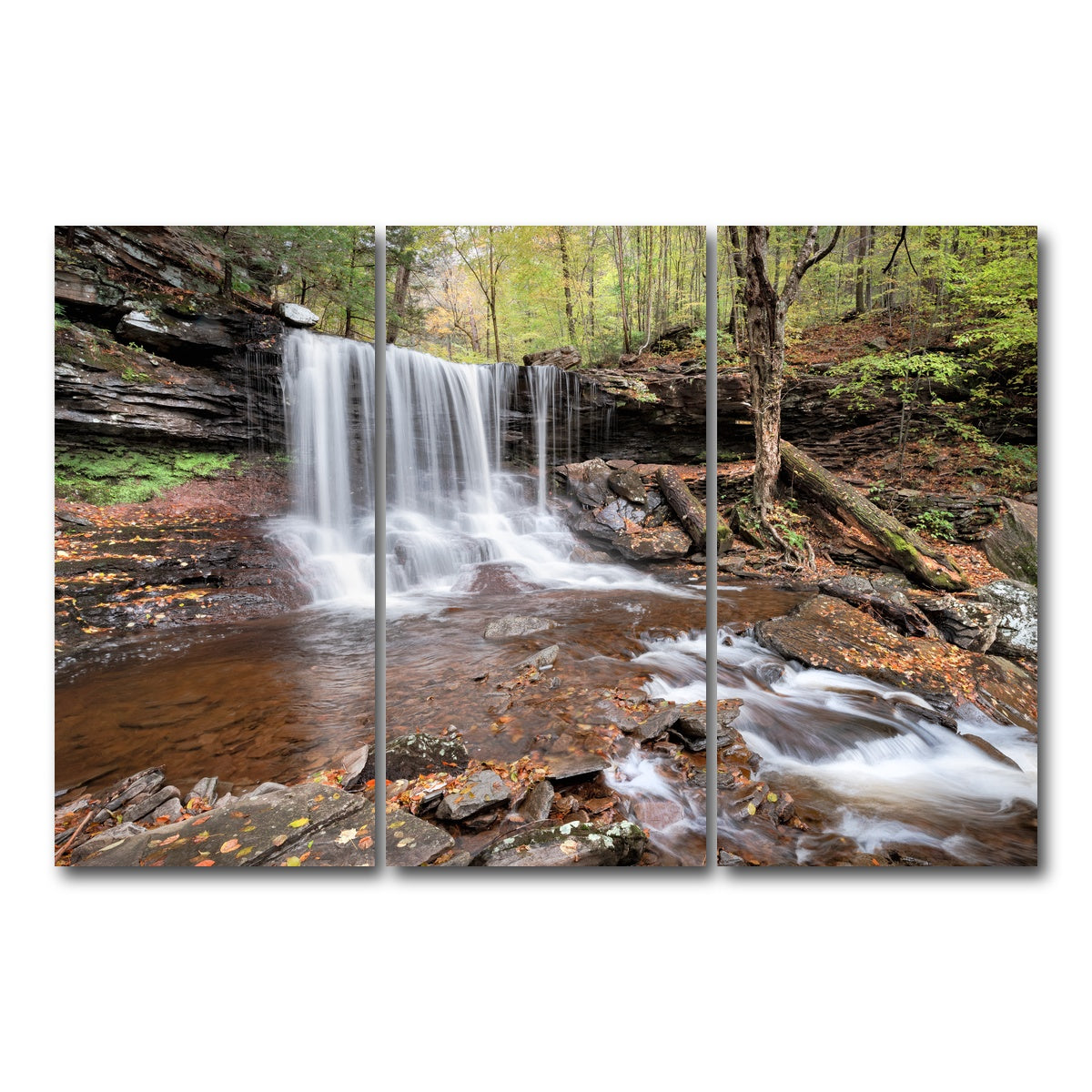 AUTO-MOCKUP WHITE | Spring Time in the Fall | 3 Piece | Gallery Wrap Canvas | group=12x24