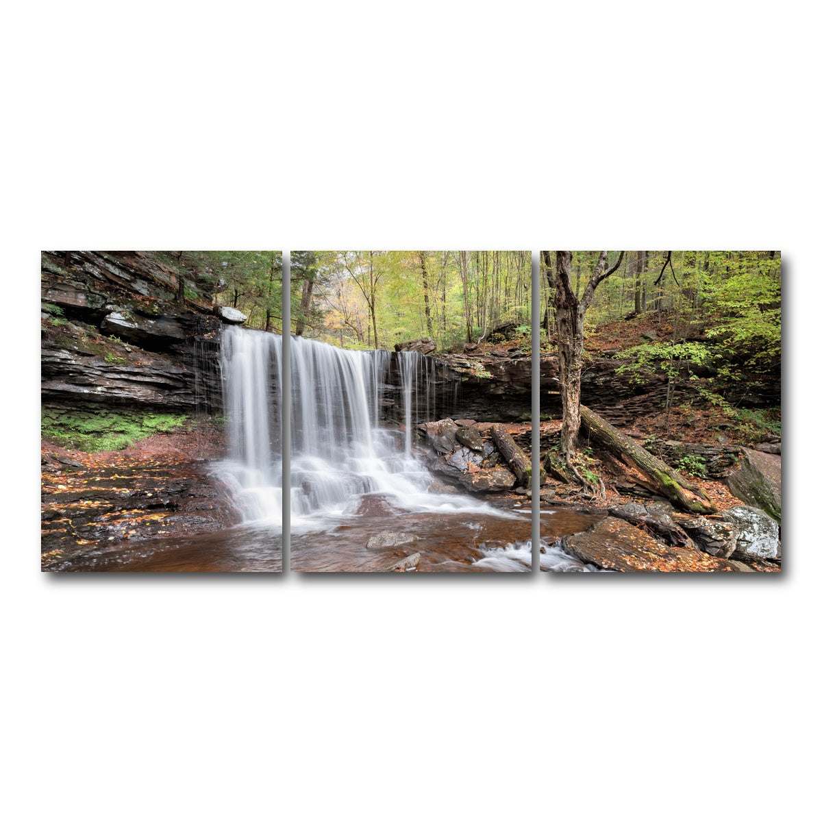 AUTO-MOCKUP WHITE | Spring Time in the Fall | 3 Piece | Gallery Wrap Canvas | group=18x24