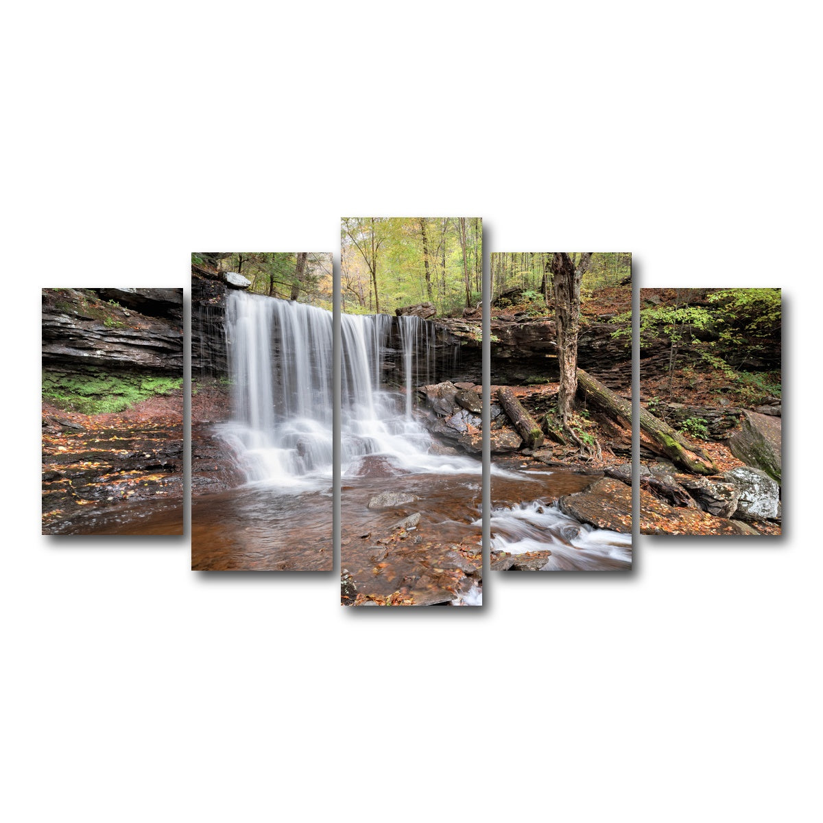 AUTO-MOCKUP WHITE | Spring Time in the Fall | 5 Piece | Gallery Wrap Canvas | group=5_normal