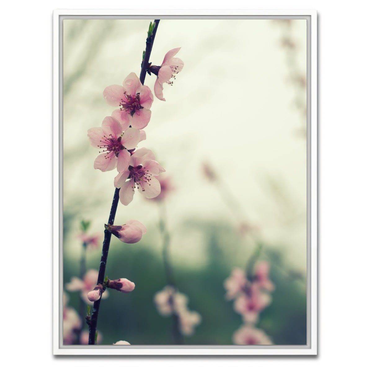 AUTO-MOCKUP WHITE | Spring blossom | 1 Piece | White Framed Canvas | group=3x4