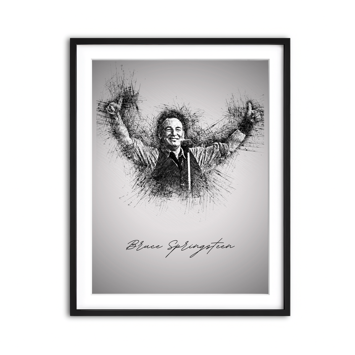 Framed Print 3x4 Black