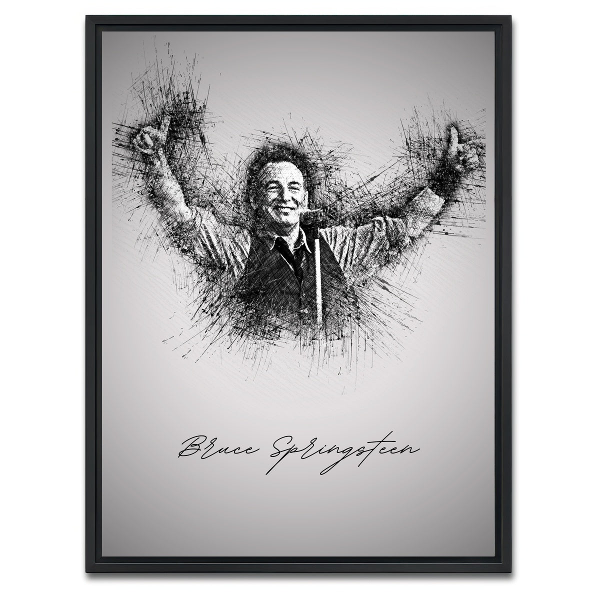 AUTO-MOCKUP WHITE | Springsteen | 1 Piece | Black Framed Canvas | group=3x4
