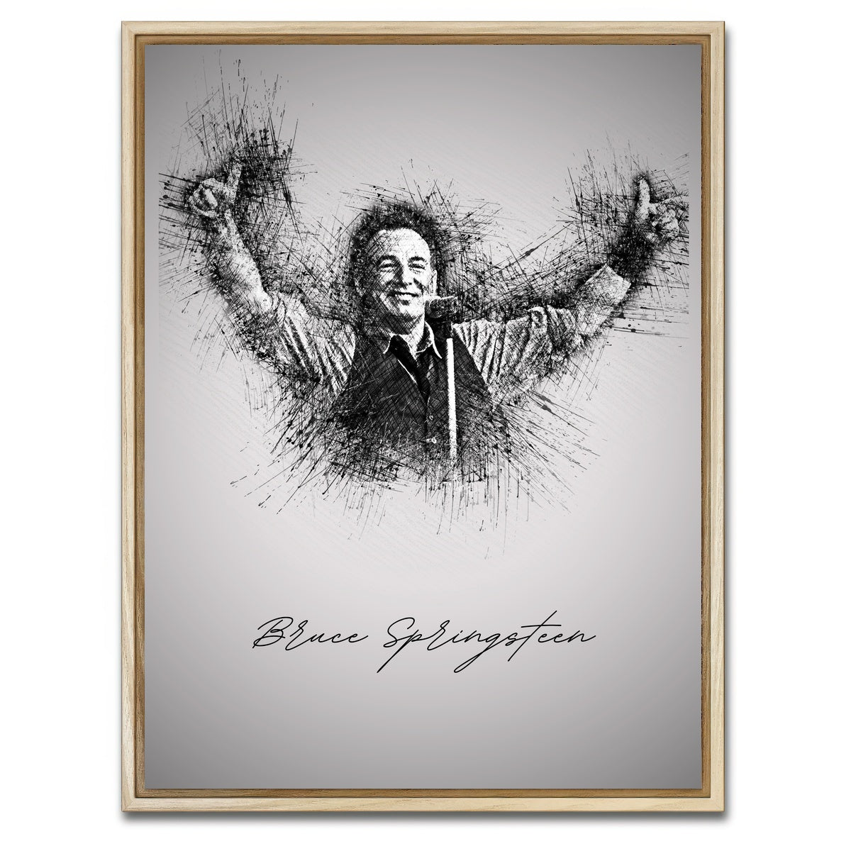 AUTO-MOCKUP WHITE | Springsteen | 1 Piece | Natural Framed Canvas | group=3x4