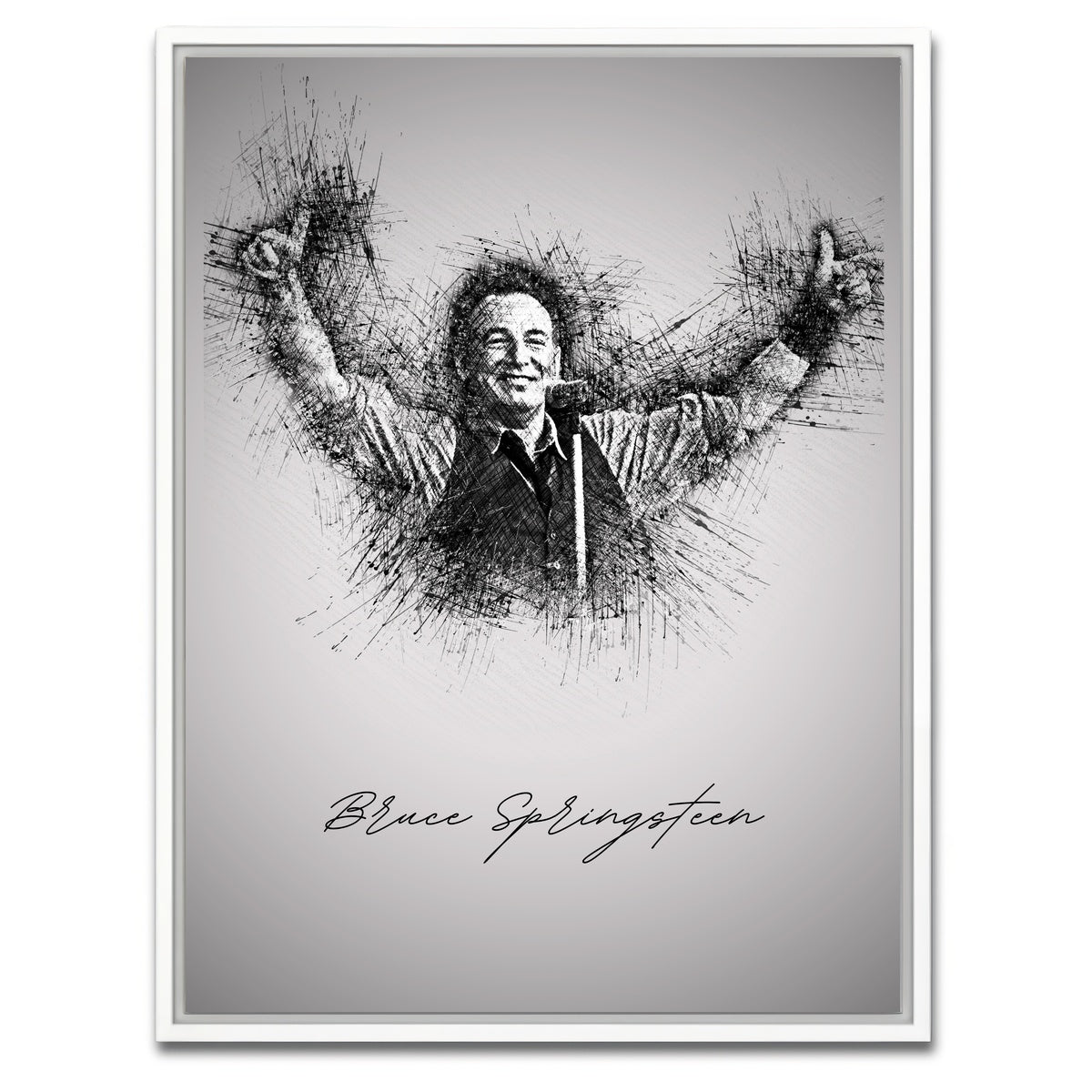 AUTO-MOCKUP WHITE | Springsteen | 1 Piece | White Framed Canvas | group=3x4