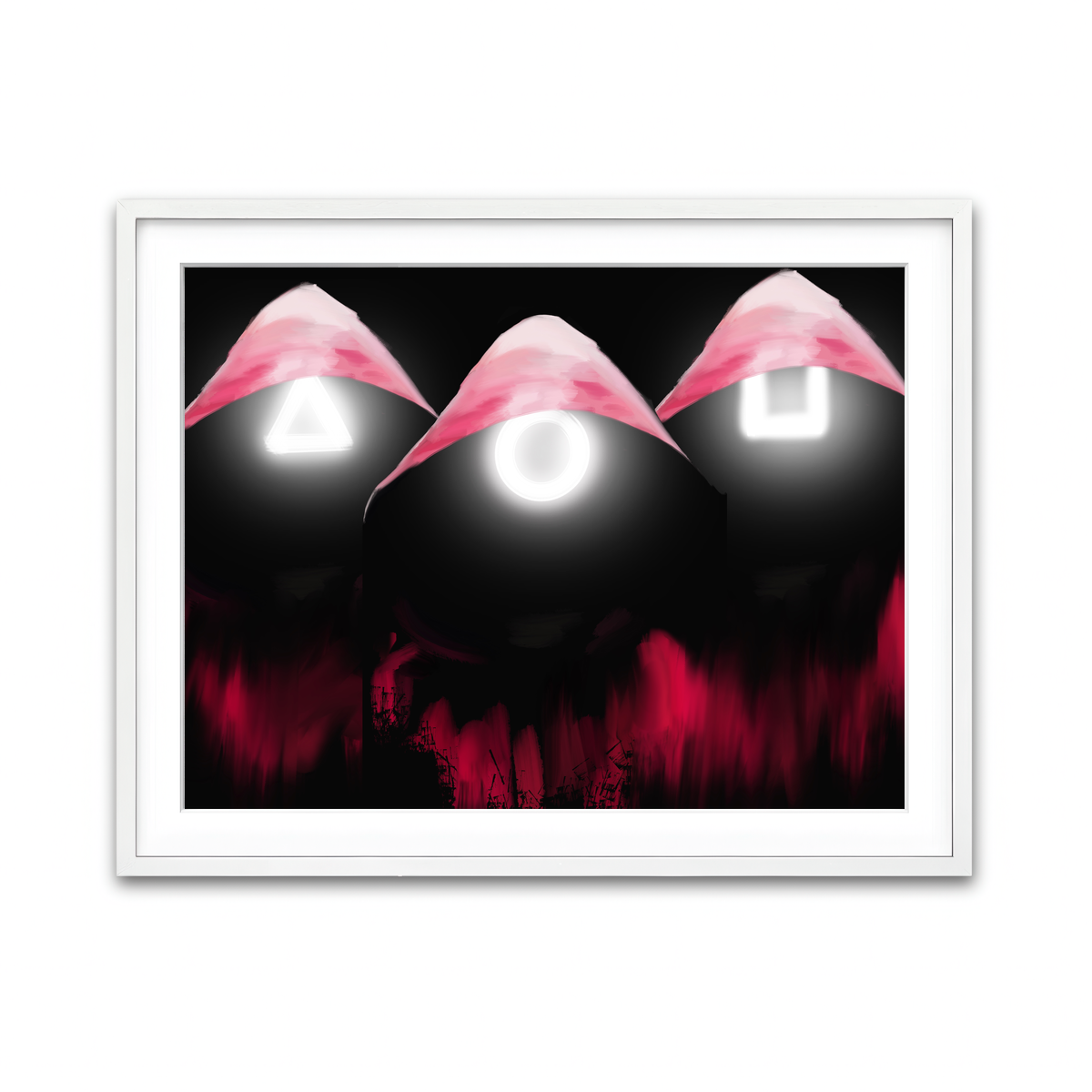 Framed Print 4x3 White