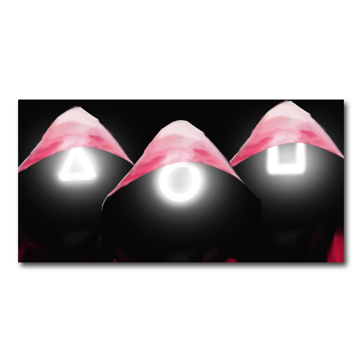 AUTO-MOCKUP WHITE | Squid Game Enforcers | 1 Piece | Gallery Wrap Canvas | group=2x1