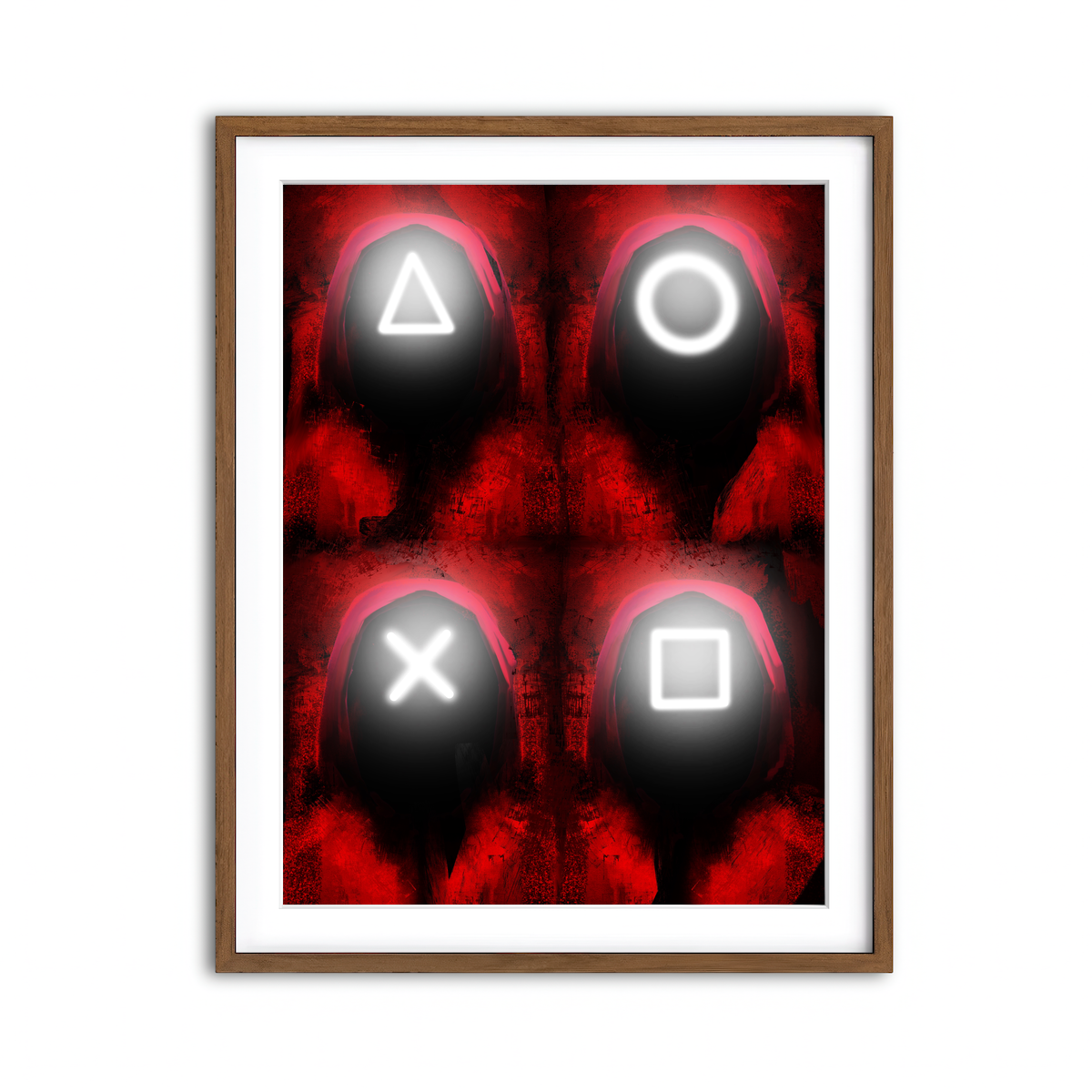 Framed Print 3x4 Walnut