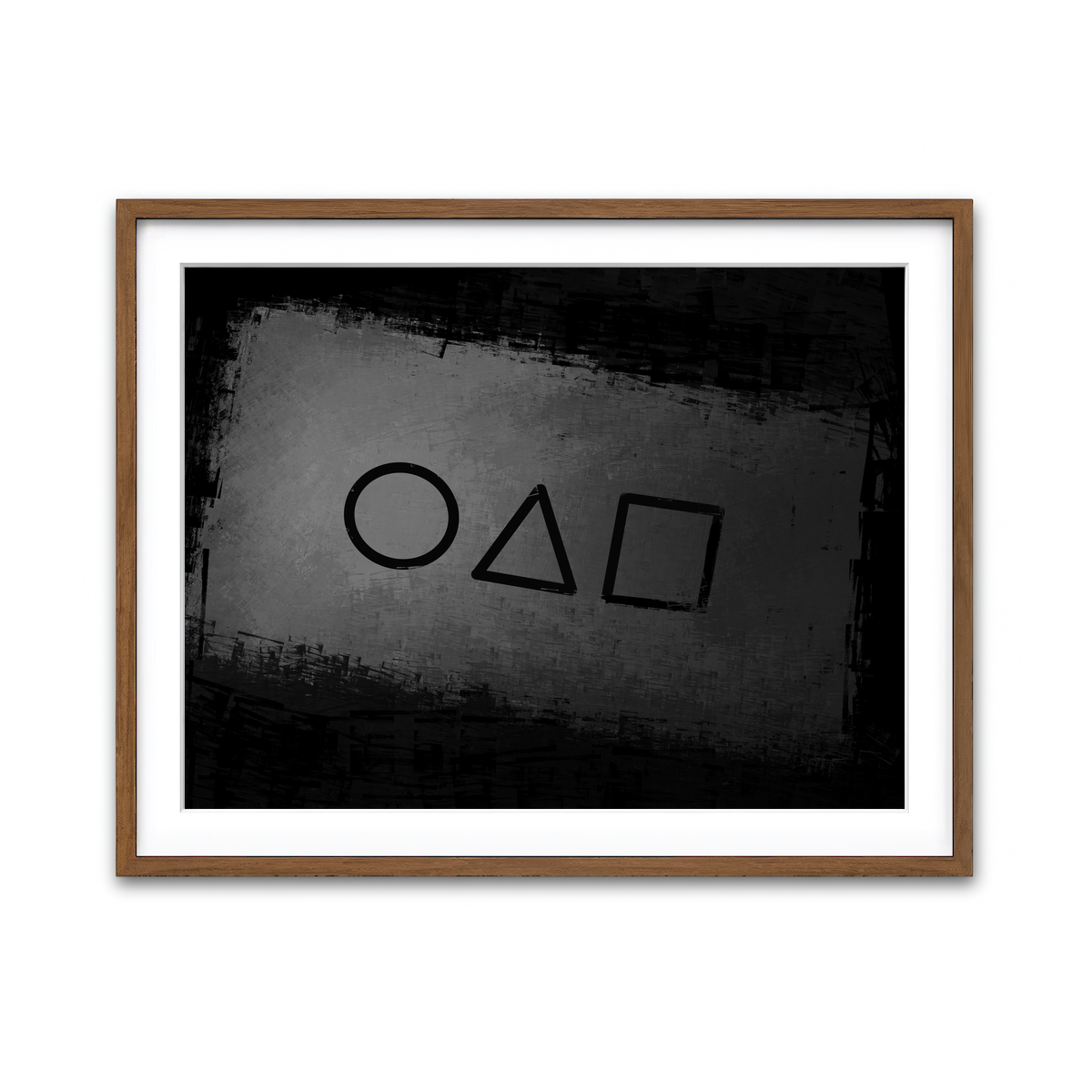 Framed Print 4x3 Walnut