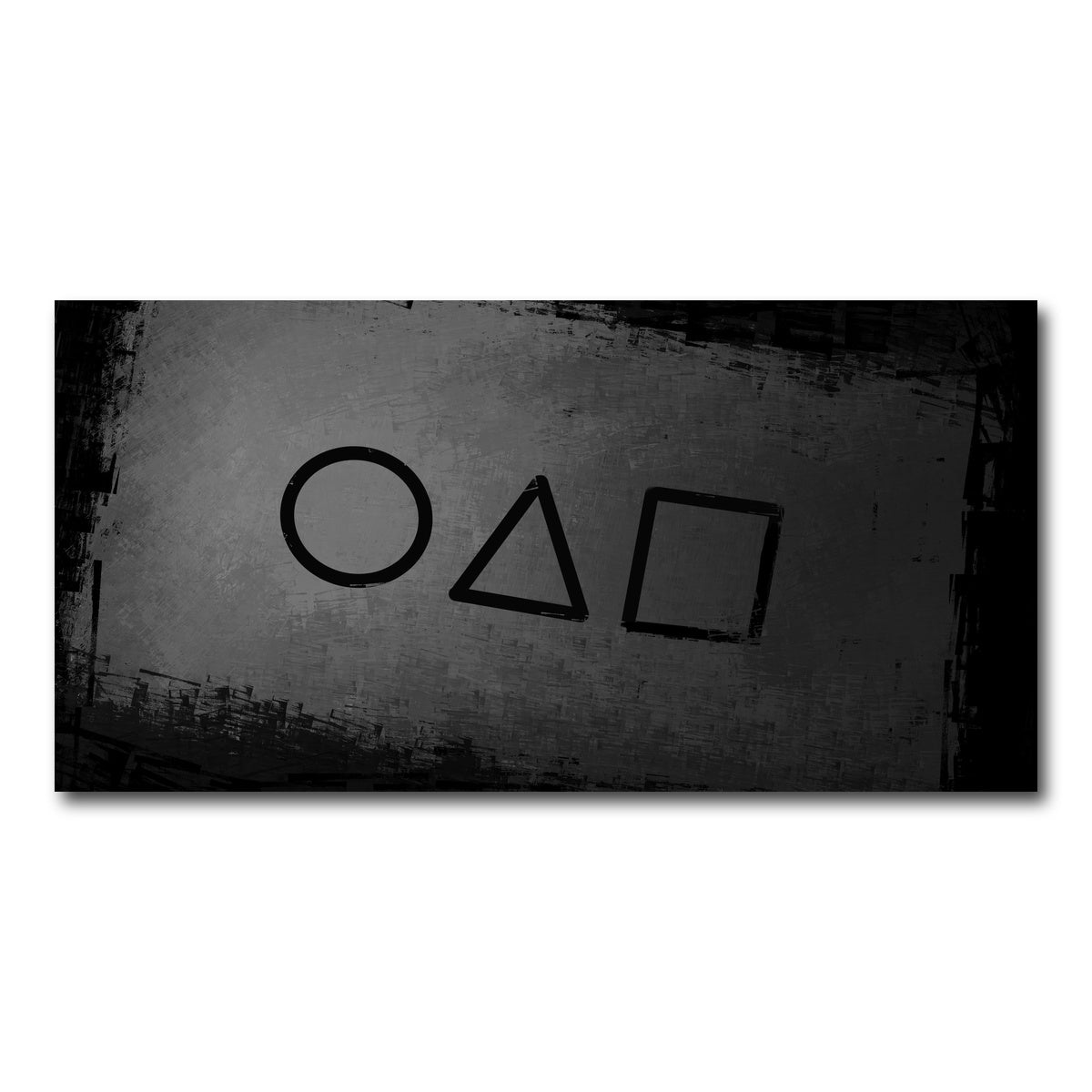 AUTO-MOCKUP WHITE | Squid Game business card | 1 Piece | Gallery Wrap Canvas | group=2x1