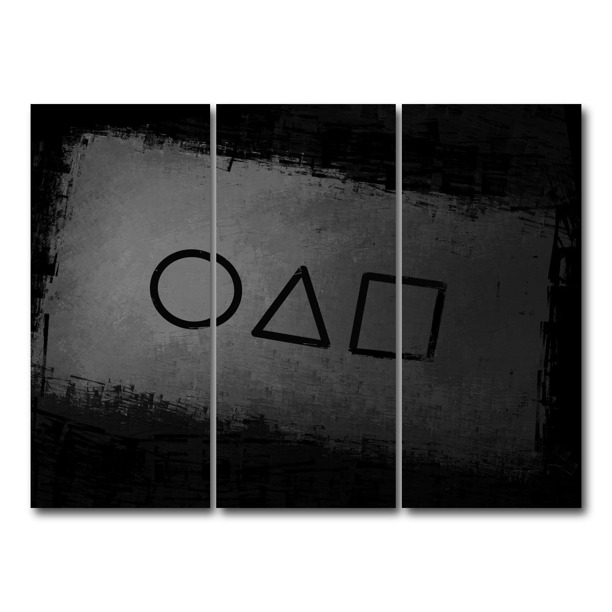 AUTO-MOCKUP WHITE | Squid Game business card | 3 Piece | Gallery Wrap Canvas | group=8x18