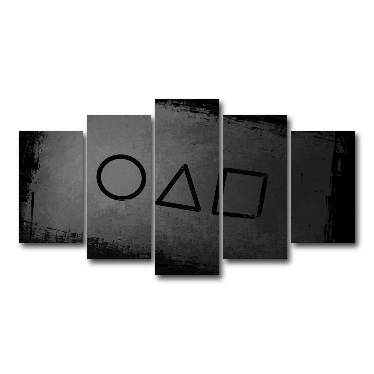 AUTO-MOCKUP WHITE | Squid Game business card | 5 Piece | Gallery Wrap Canvas | group=5_normal