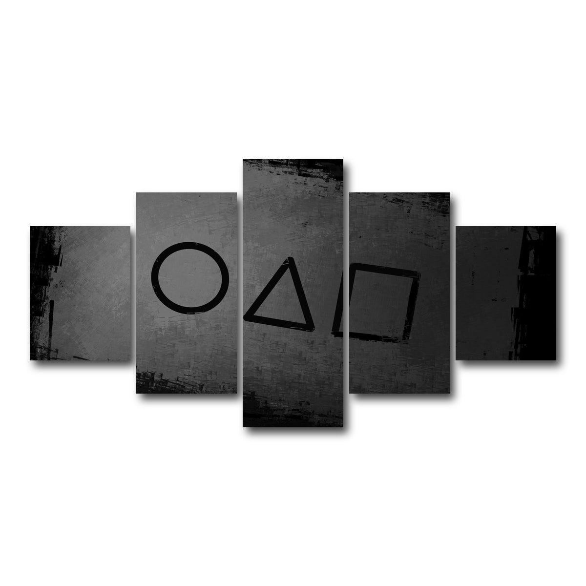 AUTO-MOCKUP WHITE | Squid Game business card | 5 Piece | Gallery Wrap Canvas | group=5_short