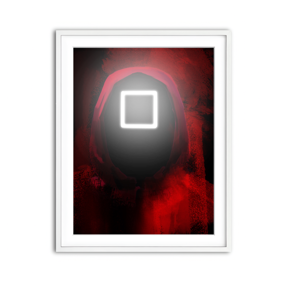 Framed Print 3x4 White