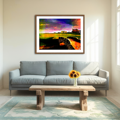 AUTO-MOCKUP ROOM | St. Andrews Old Course Wall Art