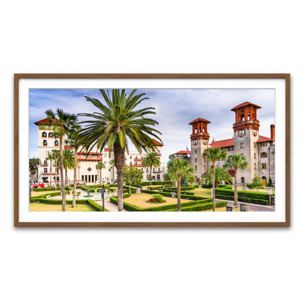 Framed Print 2x1 Walnut