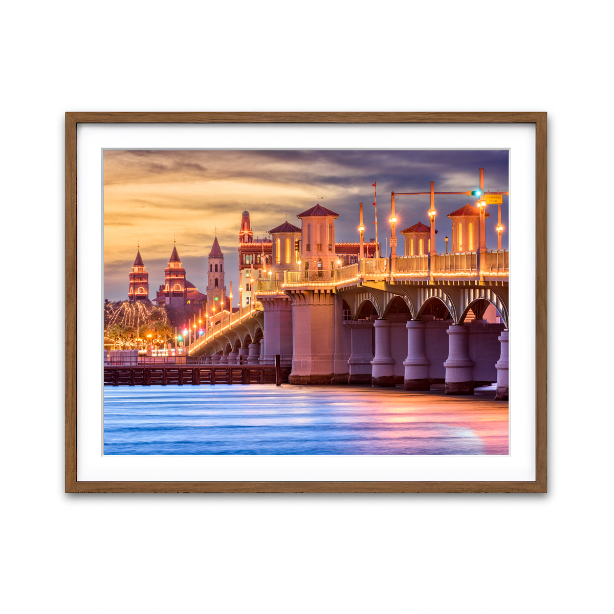 Framed Print 4x3 Walnut