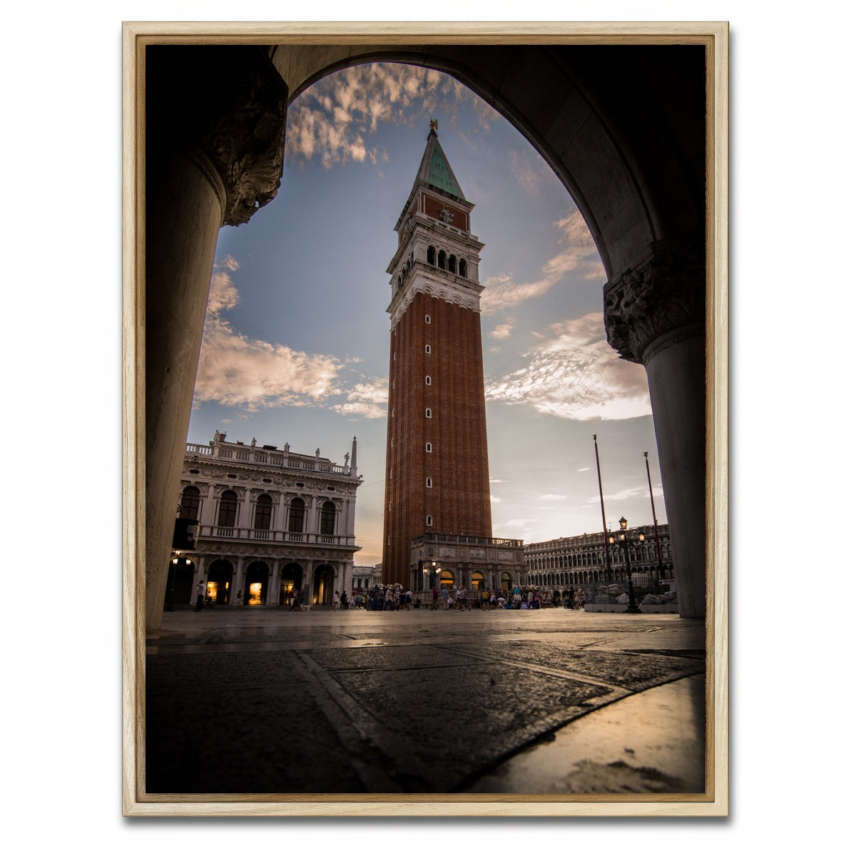 AUTO-MOCKUP WHITE | St. Mark's Square | 1 Piece | Natural Framed Canvas | group=3x4