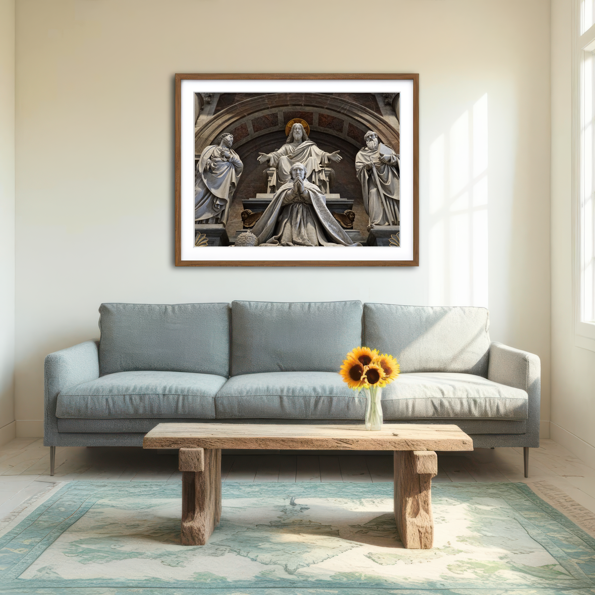 AUTO-MOCKUP ROOM | St. Peter's Basilica Vatican City Wall Art
