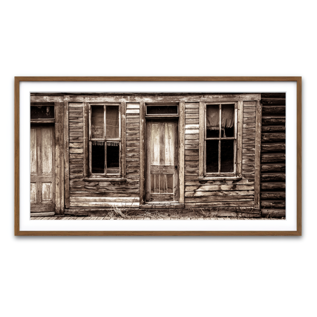 Framed Print 2x1 Walnut