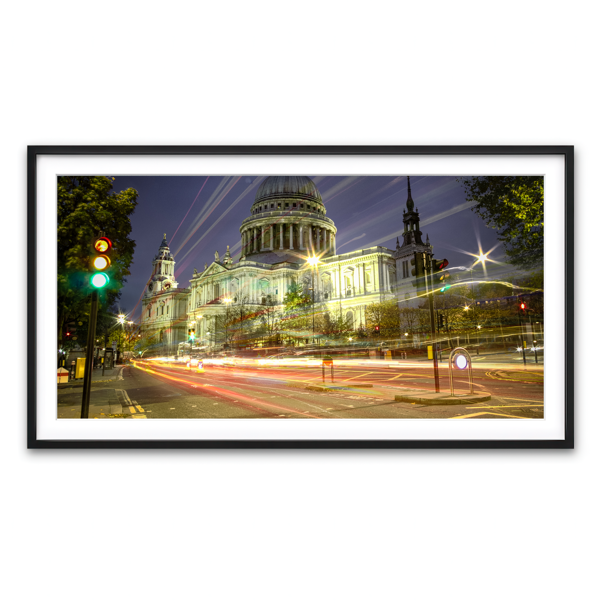 Framed Print 2x1 Black