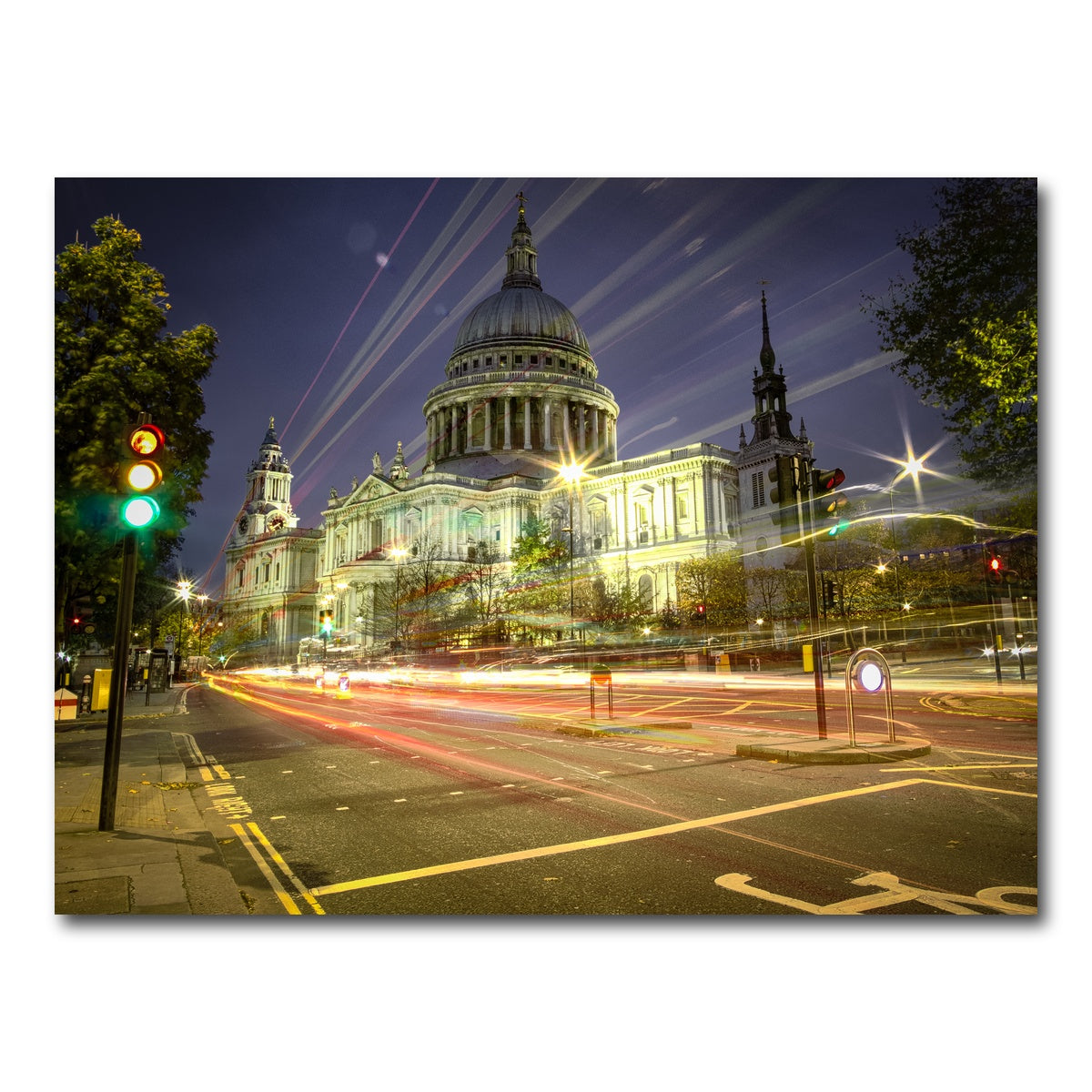 AUTO-MOCKUP WHITE | St Paul's Cathedral | 1 Piece | Gallery Wrap Canvas | group=4x3