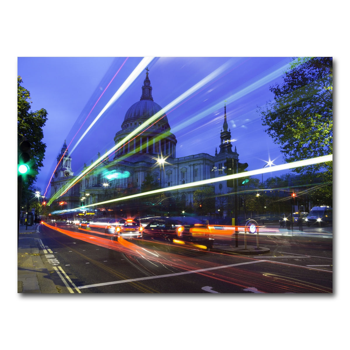 AUTO-MOCKUP WHITE | St Paul's Long Exposure | 1 Piece | Gallery Wrap Canvas | group=4x3