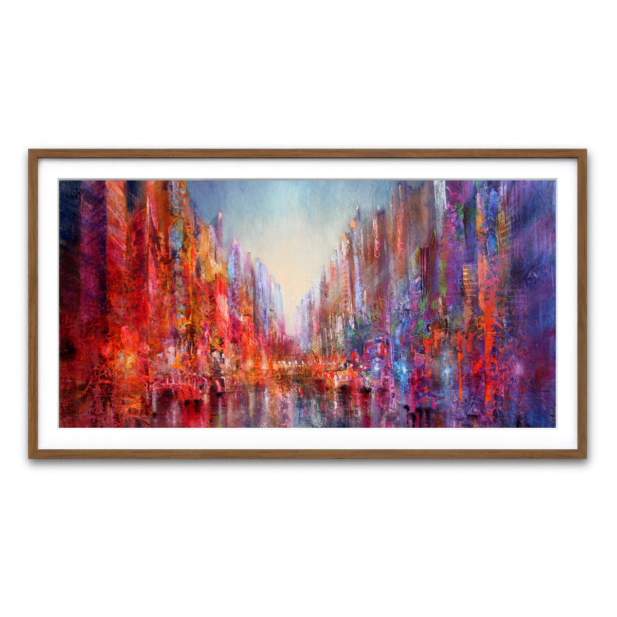 Framed Print 2x1 Walnut