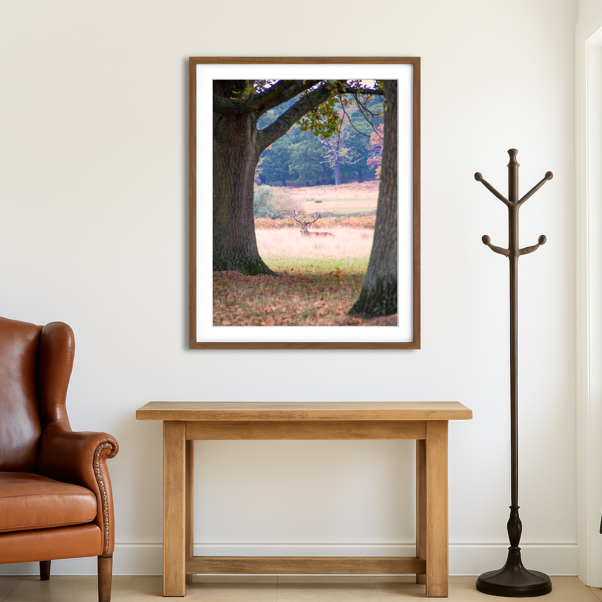 AUTO-MOCKUP ROOM | Stag in Richmond Park Wall Art