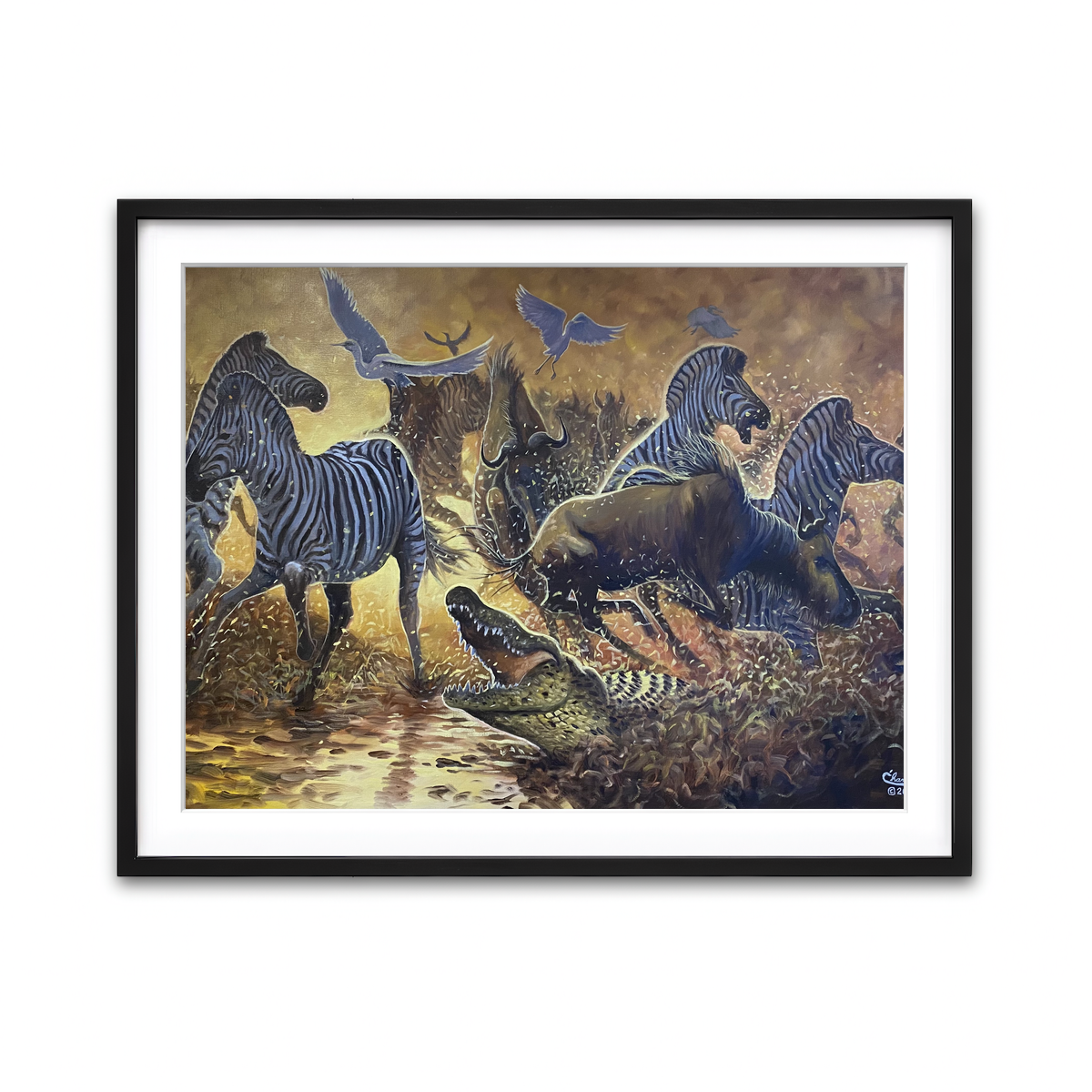 Framed Print 4x3 Black