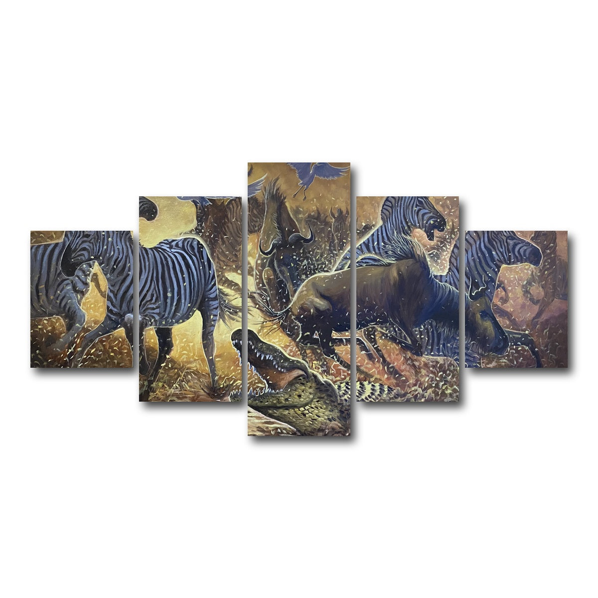 AUTO-MOCKUP WHITE | Stampede | 5 Piece | Gallery Wrap Canvas | group=5_short