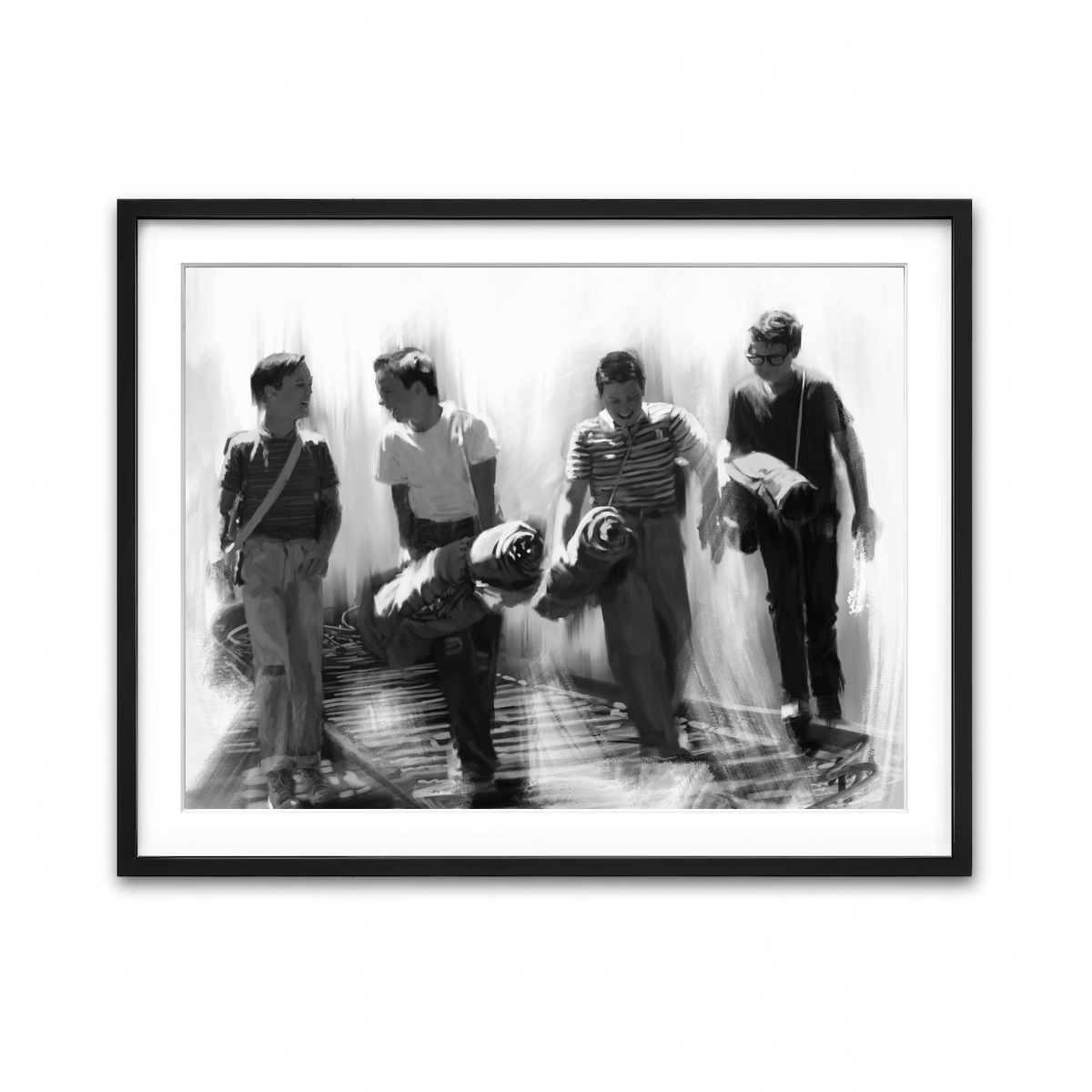 Framed Print 4x3 Black