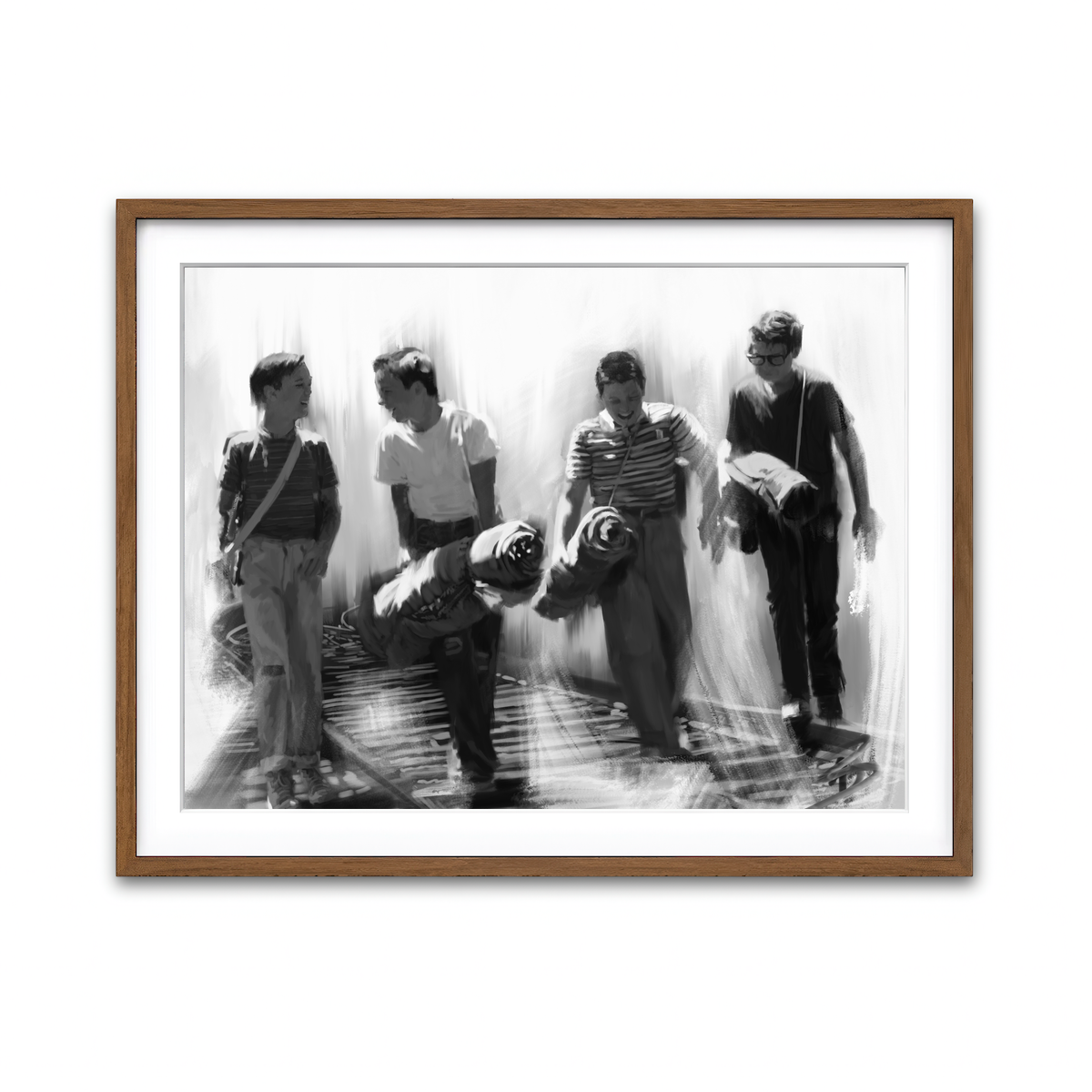 Framed Print 4x3 Walnut