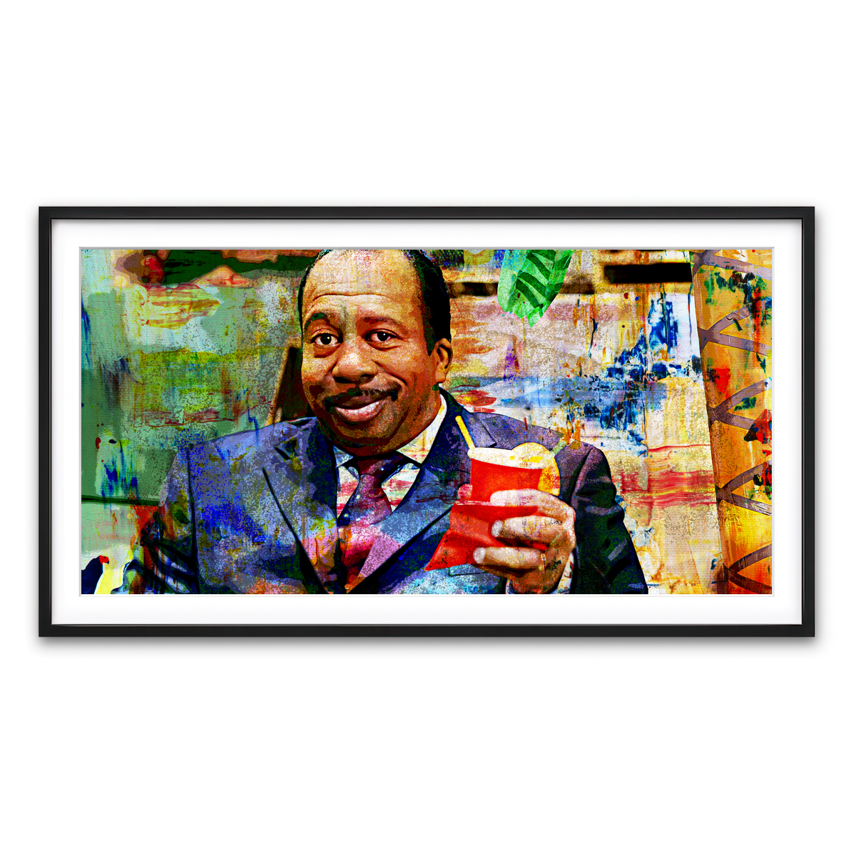 Framed Print 2x1 Black