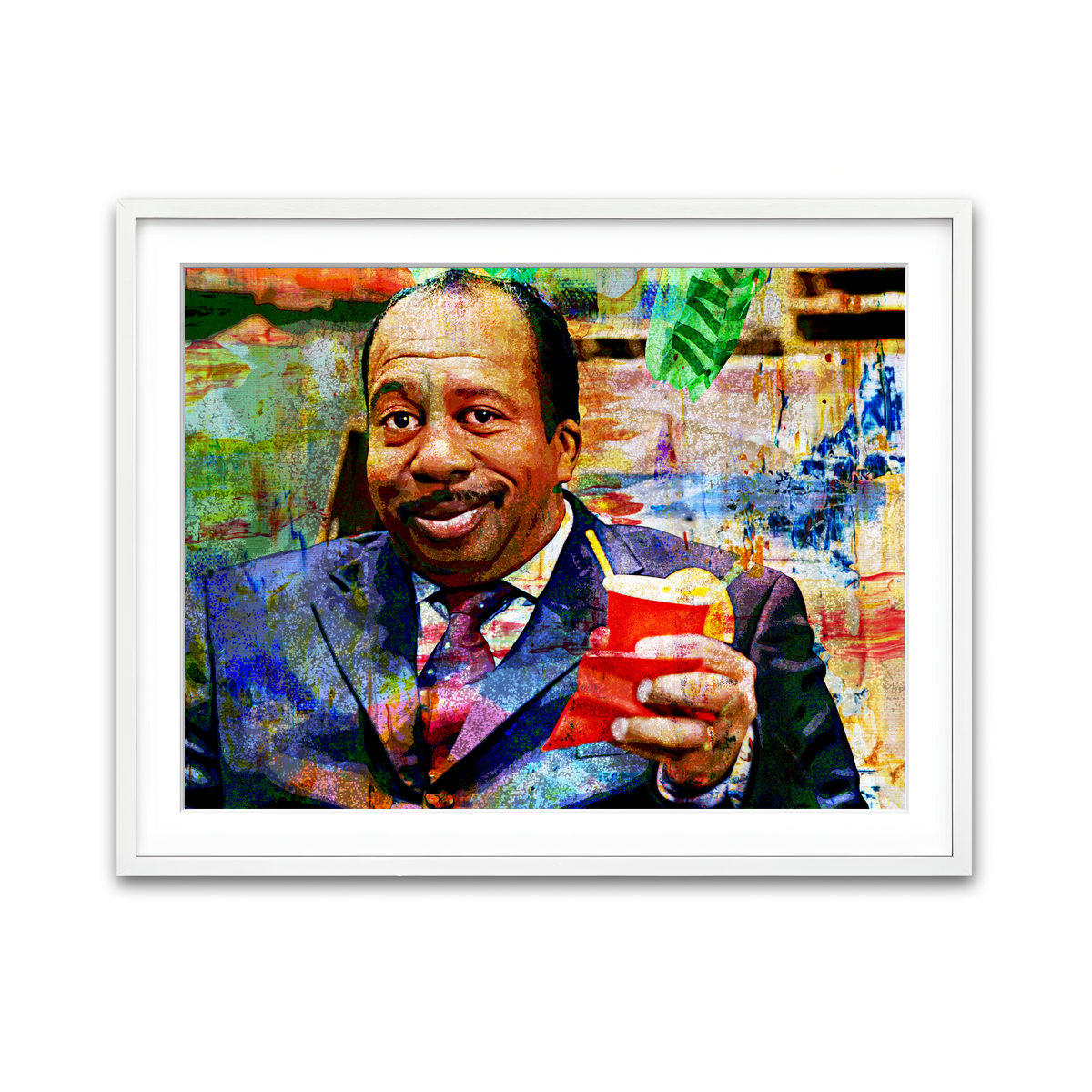 Framed Print 4x3 White