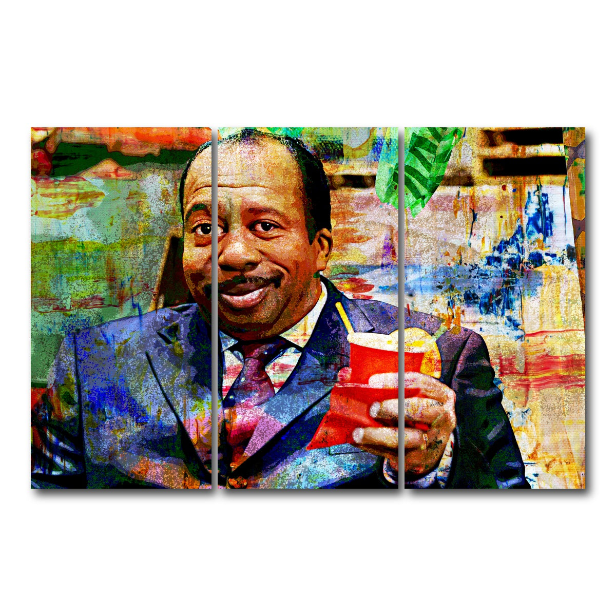 AUTO-MOCKUP WHITE | Stanley - The Office | 3 Piece | Gallery Wrap Canvas | group=12x24