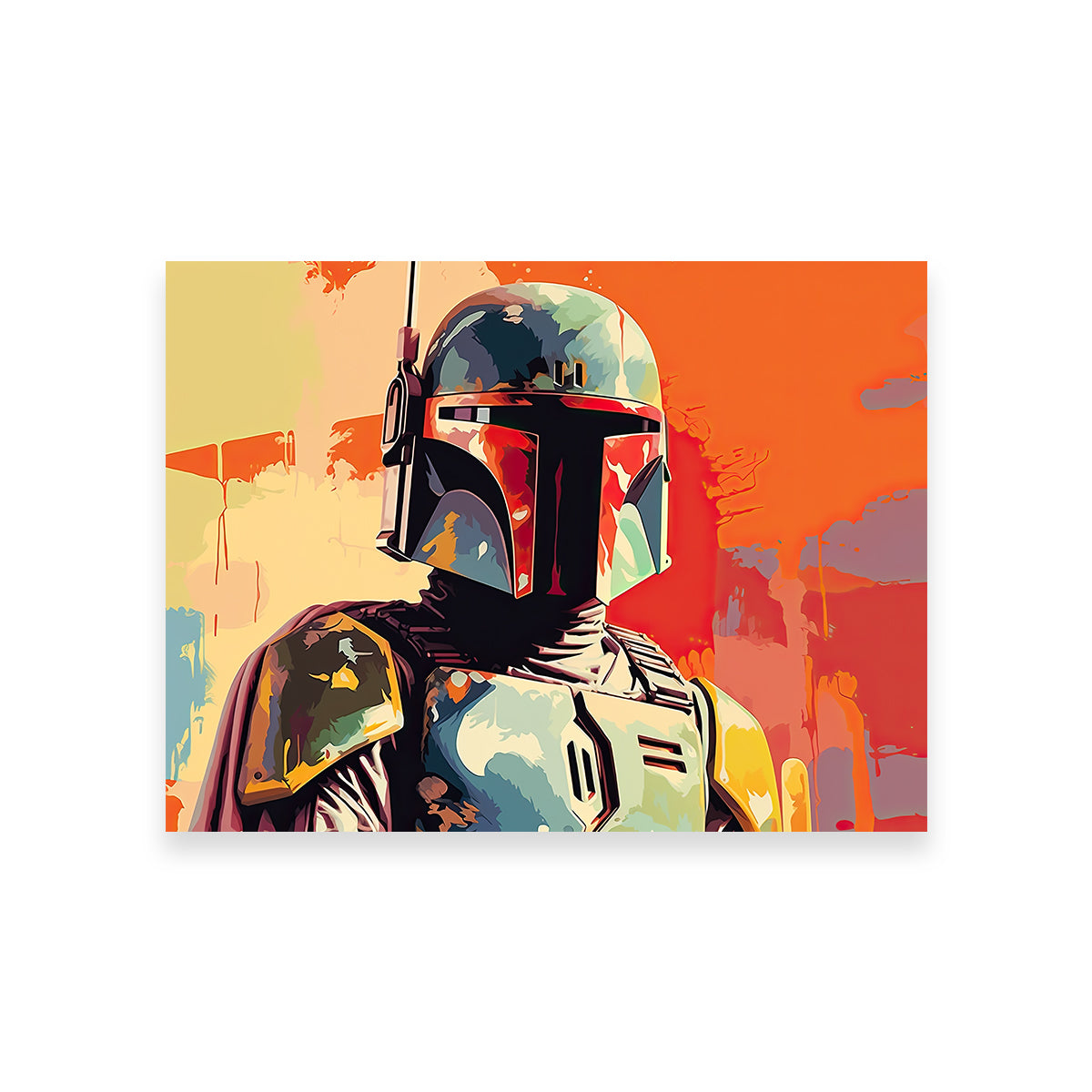 Star Wars Boba Wall Art