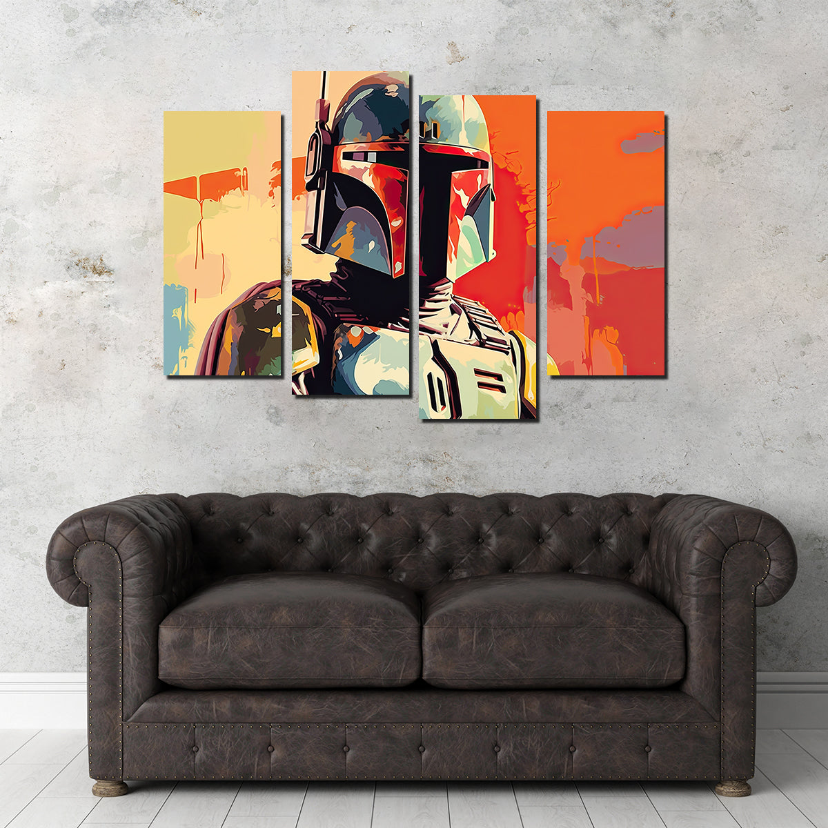 Star Wars  Boba Wall Art