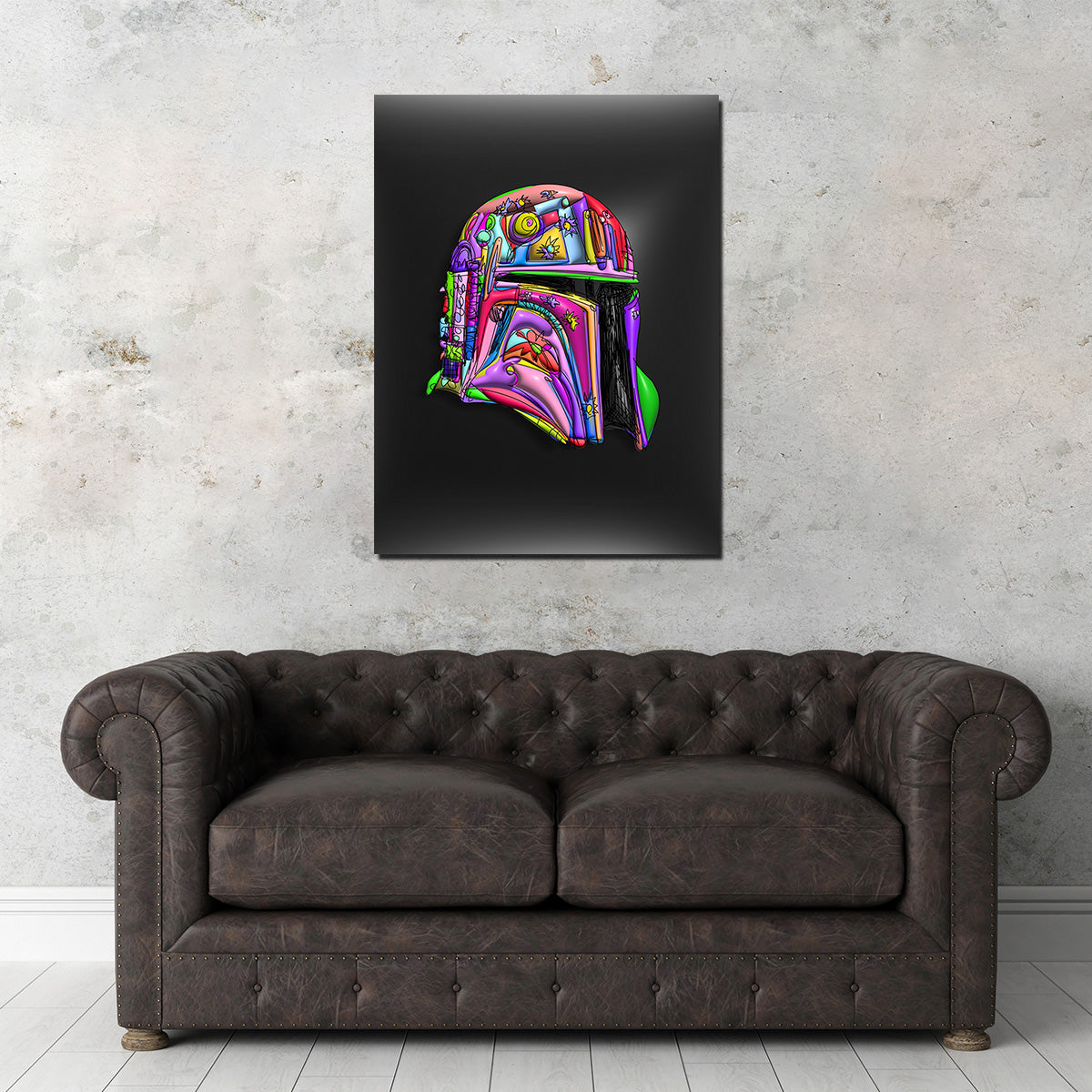 Star Wars Helmet Wall Art