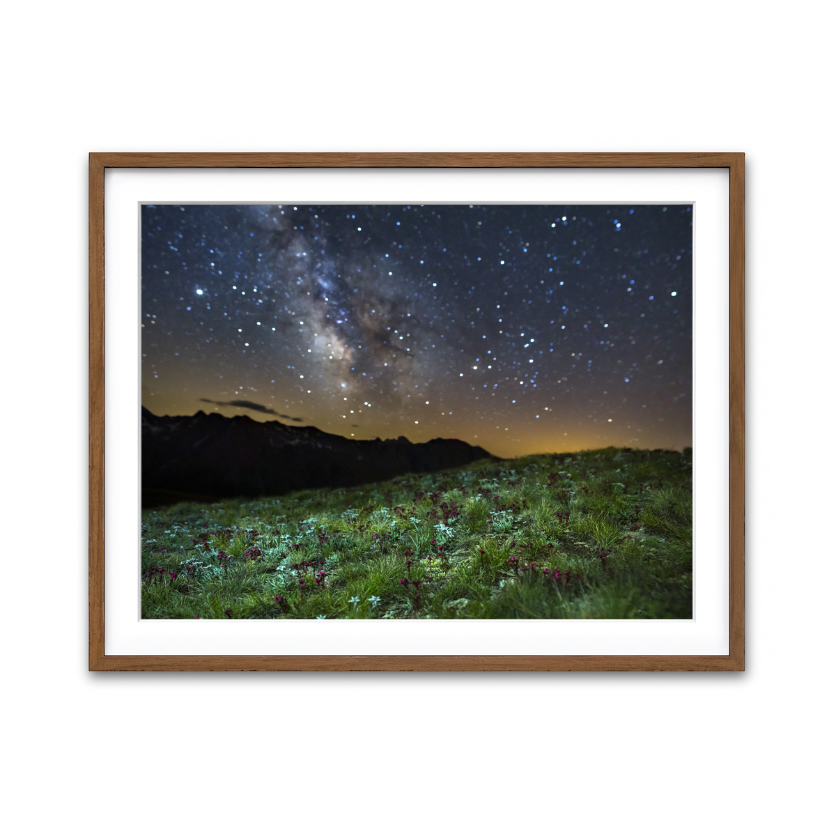 Framed Print 4x3 Walnut
