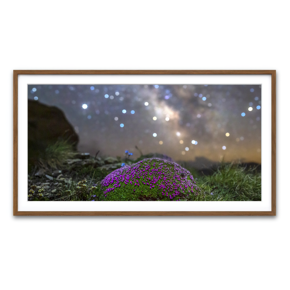 Framed Print 2x1 Walnut