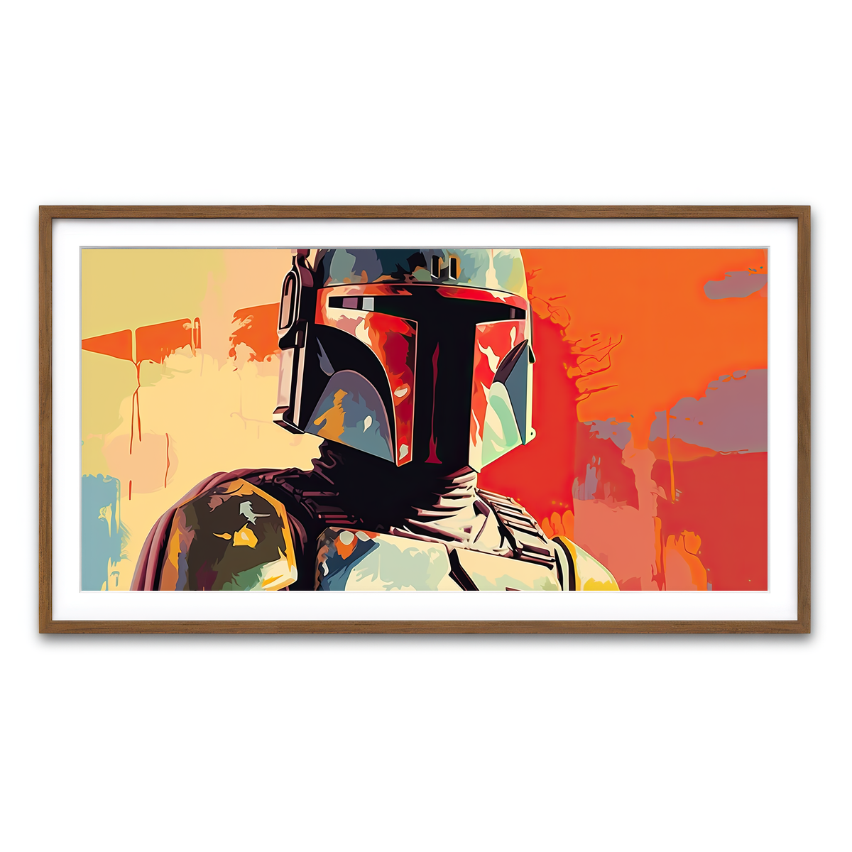 Framed Print 2x1 Walnut