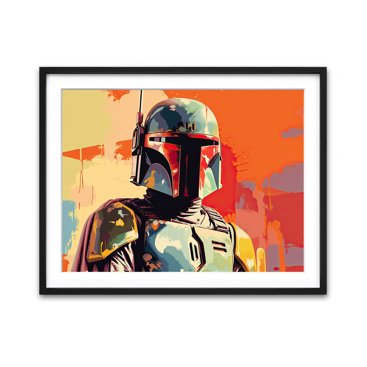 Framed Print 4x3 Black