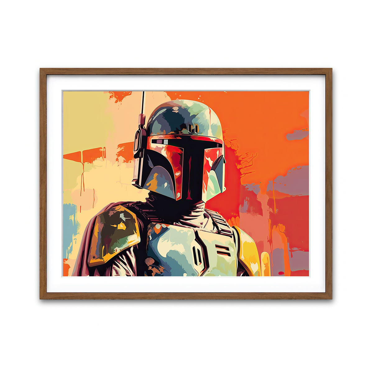 Framed Print 4x3 Walnut