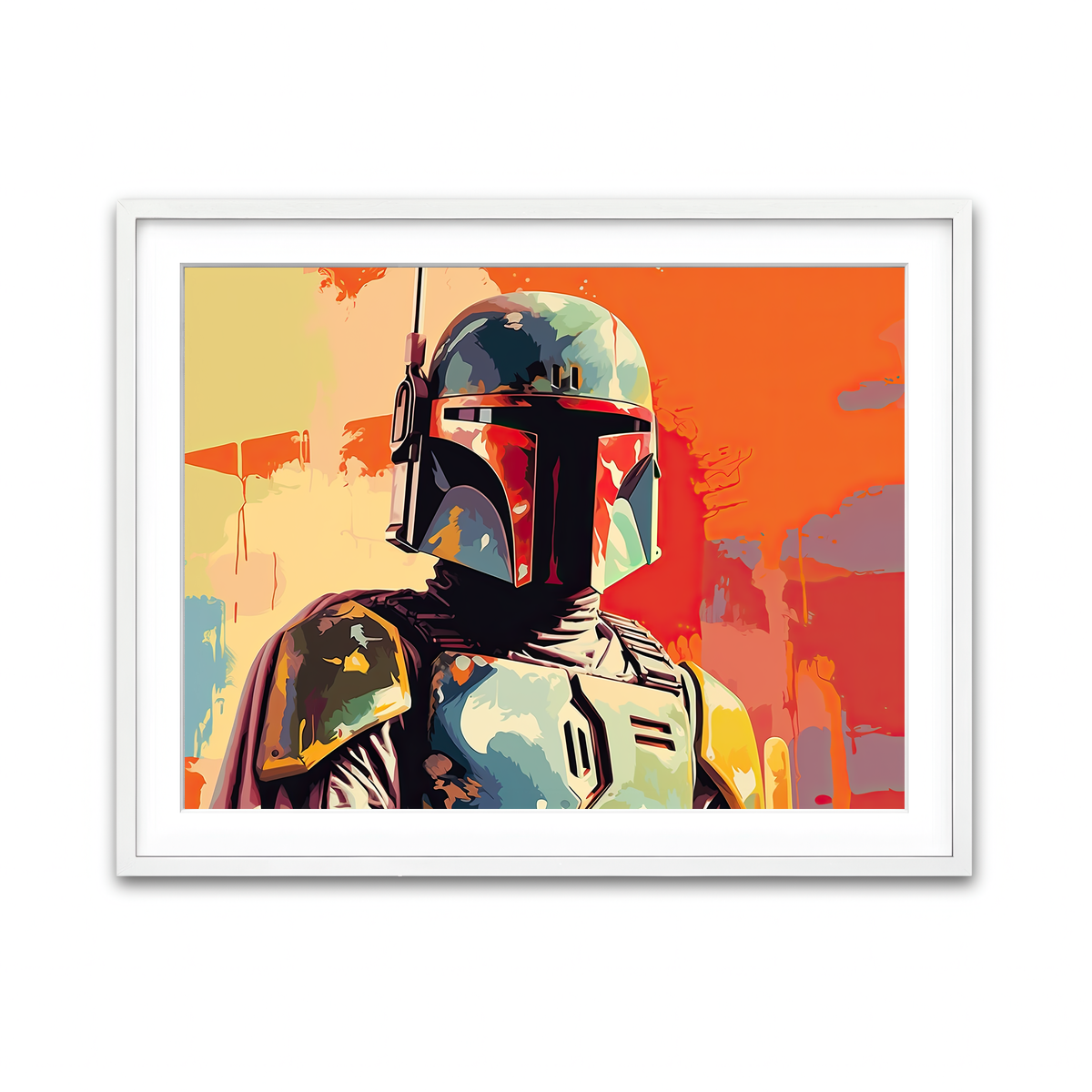 Framed Print 4x3 White