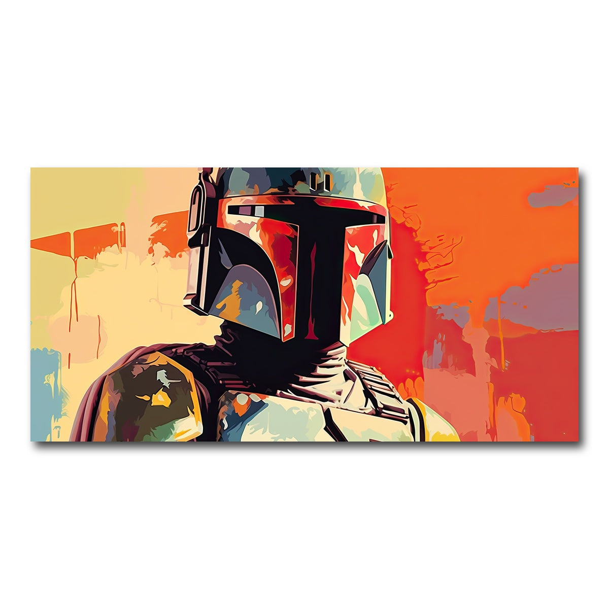 AUTO-MOCKUP WHITE | Star Wars Boba | 1 Piece | Gallery Wrap Canvas | group=2x1