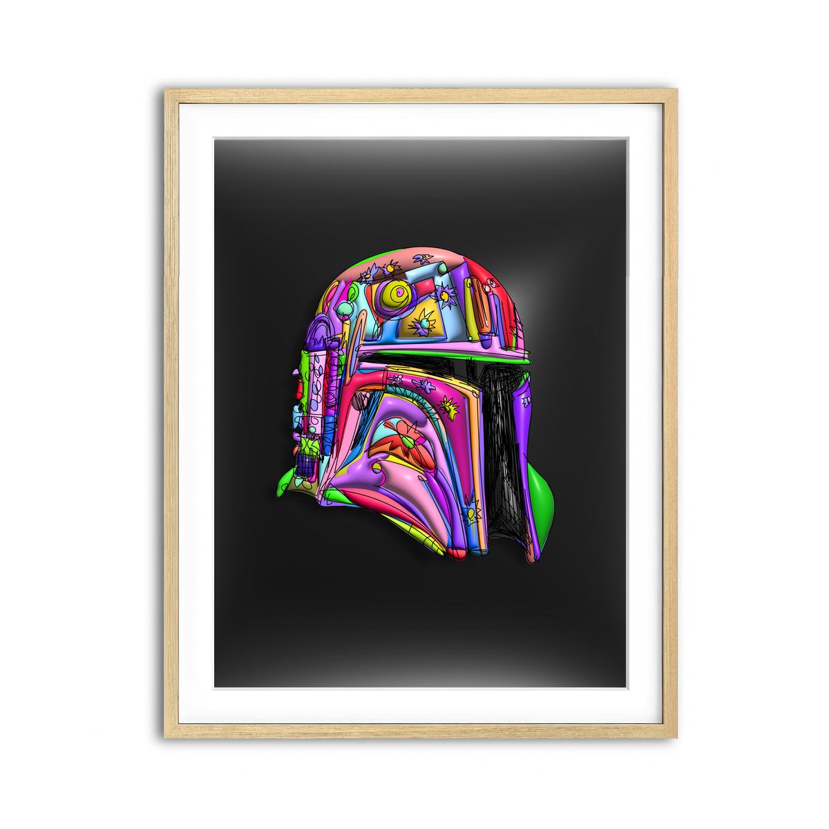 Framed Print 3x4 Natural