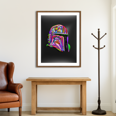 AUTO-MOCKUP ROOM | Star Wars Helmet Wall Art