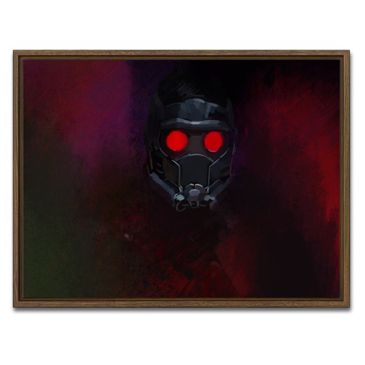 AUTO-MOCKUP WHITE | Star lord | 1 Piece | Walnut Framed Canvas | group=4x3