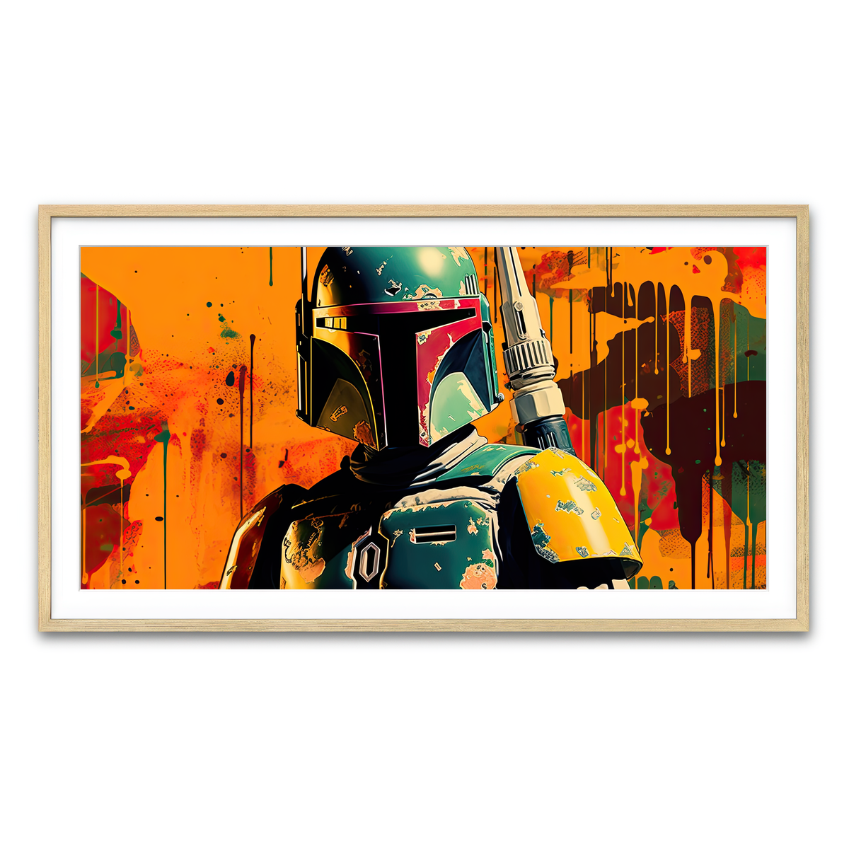 Framed Print 2x1 Natural